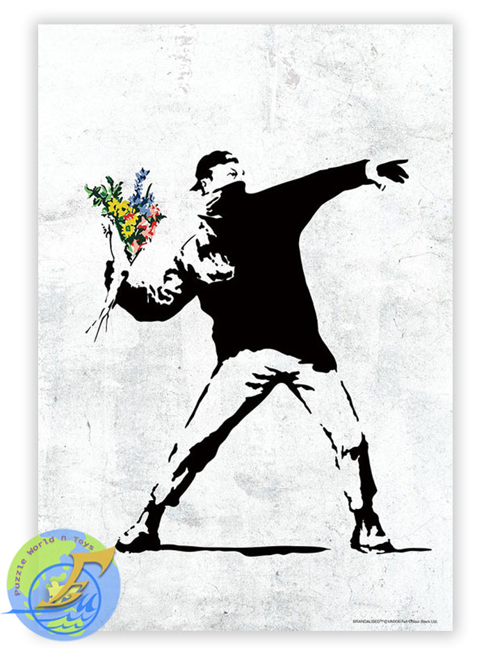 BANKSY’S GRAFFITI （Flower Bomber）